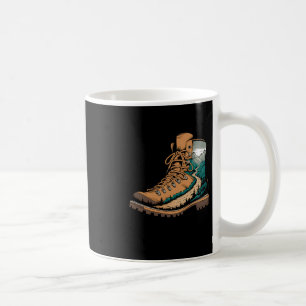 Adventure Mountain Hiking Boot Trail  Coffee Mug
