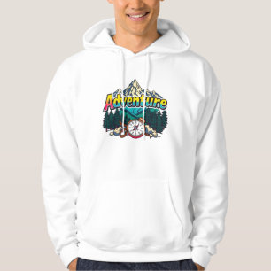 Adventure Mountain – Outdoor Hiking Nature Design Hoodie