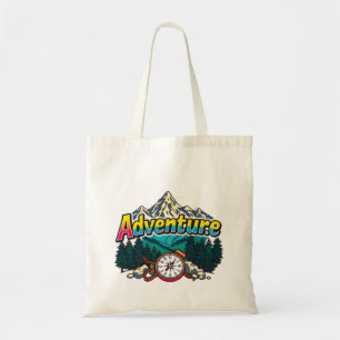 Adventure Mountain – Outdoor Hiking Nature Design  Tote Bag