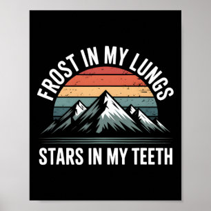 Adventure Mountain Range Climbing Peaks Explorer V Poster