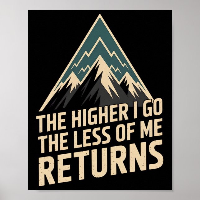 Adventure Mountain Range Climbing Peaks Explorer V Poster (Front)