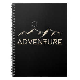Adventure Mountains Moon Notebook