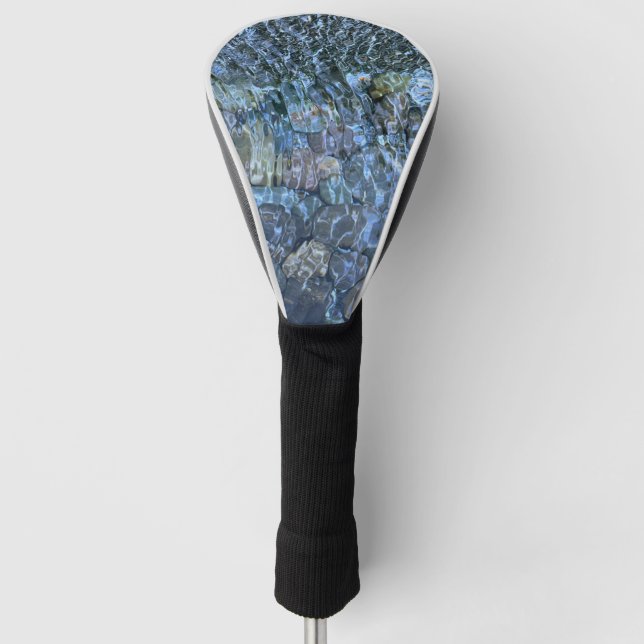 Adventure nature Rippling water  brook steam lake Golf Head Cover (Front)
