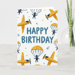 Adventure Plane Birthday Card