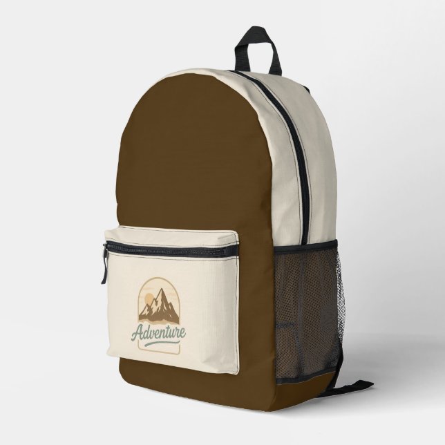 Adventure Print Cut Sew Bag (Back Corner Right)