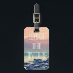 Adventure print luggage tag<br><div class="desc">Let's go on an adventure</div>
