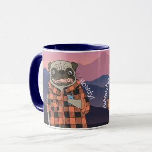 Adventure Pug Mug