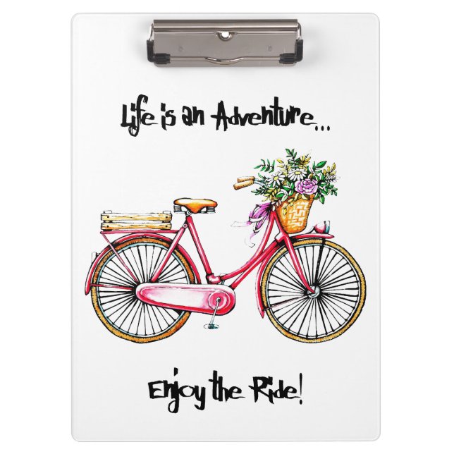 Adventure Quote Clipboard (Front)