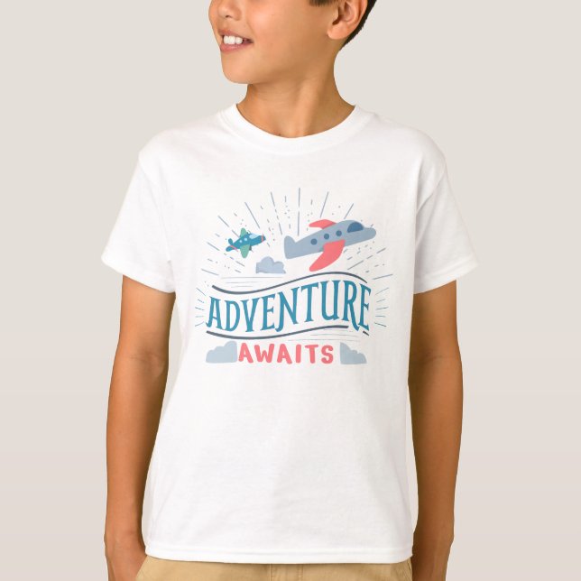 Adventure Sky Kids T-Shirt (Front)