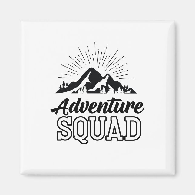 Adventure squad magnet (Front)