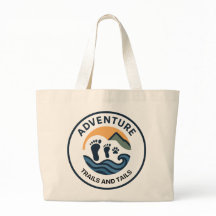 Adventure T and T Logo Jumbo Tote Bag