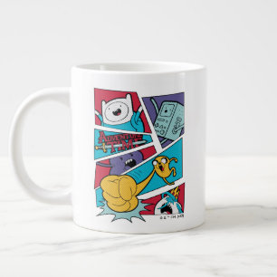 Adventure Time   Action Panel Graphic Large Coffee Mug