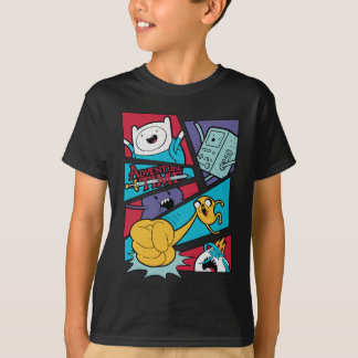 Adventure Time | Action Panel Graphic T-Shirt