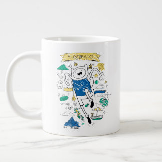 Adventure Time | "Algebraic" Finn Sketch Large Coffee Mug