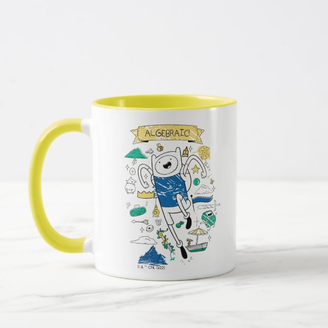 Adventure Time | "Algebraic" Finn Sketch Mug (Left)