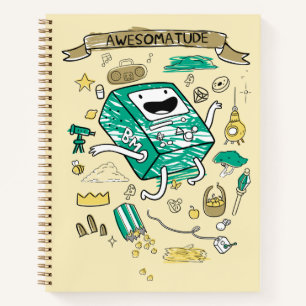 Adventure Time   "Awesomatude" BMO Sketch Notebook