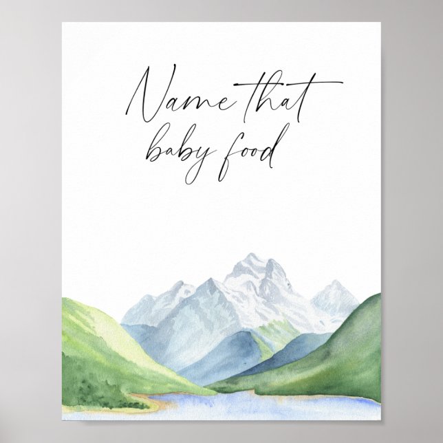 Adventure time - Baby name that food Poster (Front)