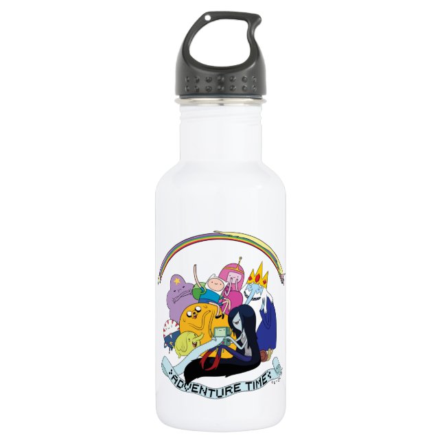 Adventure Time | BMO Group Graphic 532 Ml Water Bottle (Front)