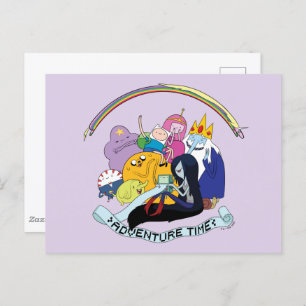 Adventure Time   BMO Group Graphic Postcard