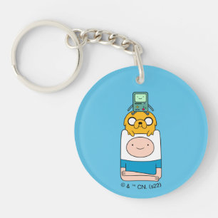 Adventure Time   BMO, Jake, & Finn Keychain