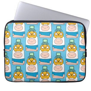 Adventure Time BMO, Jake, & Finn Laptop Sleeve