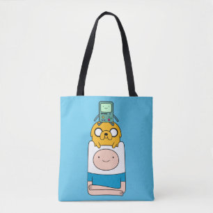 Adventure Time BMO, Jake, & Finn Tote Bag