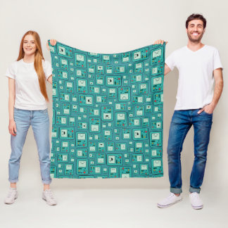 Adventure Time | BMO Pattern Fleece Blanket