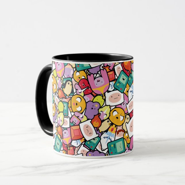 Adventure Time | Character Toss Pattern Mug (Front Left)