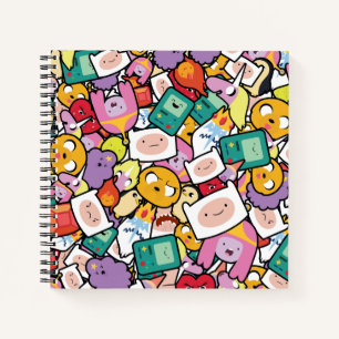 Adventure Time   Character Toss Pattern Notebook