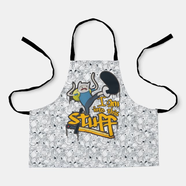 Adventure Time | Finn "I Am Into This Stuff" Apron (Front)