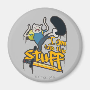Adventure Time   Finn "I Am Into This Stuff" Magnet