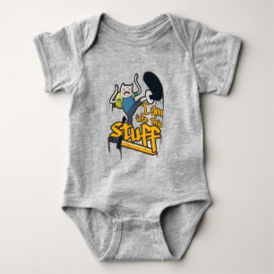 Adventure Time Finn "I Am Into This Stuff" T-Shi Baby Bodysuit
