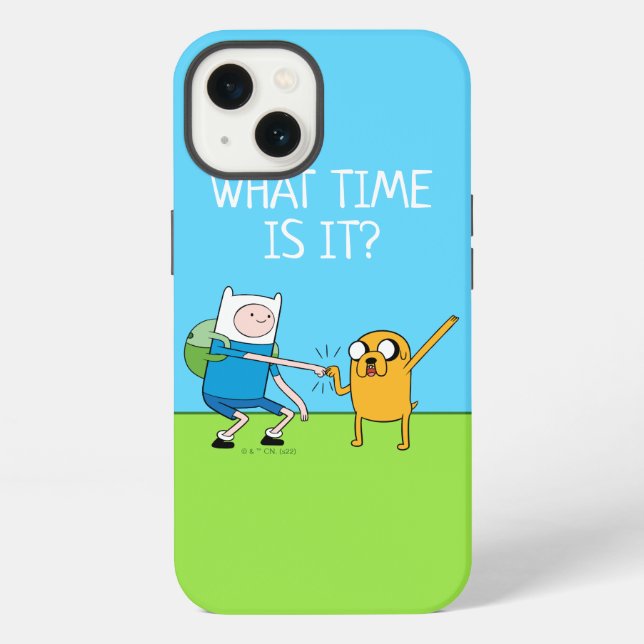 Adventure Time | Finn & Jake Fist Bump iPhone Case (Back)