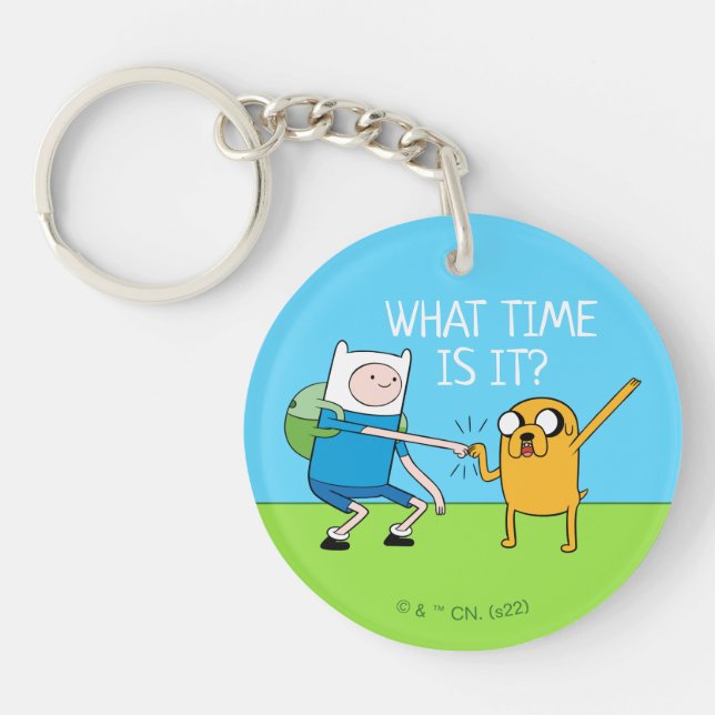 Adventure Time | Finn & Jake Fist Bump Keychain (Front)