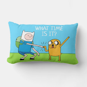 Adventure Time   Finn & Jake Fist Bump Lumbar Pillow