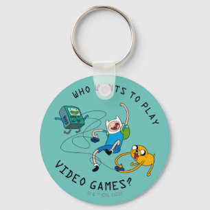 Adventure Time   Finn & Jake Play With BMO Keychain