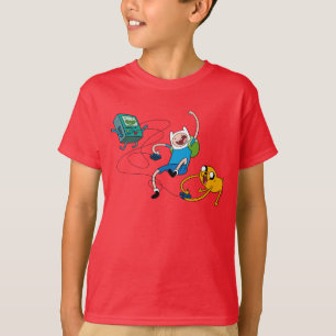 Adventure Time   Finn & Jake Play With BMO T-Shirt