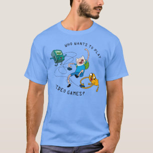 Adventure Time   Finn & Jake Play With BMO T-Shirt