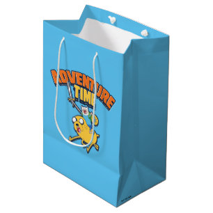 Adventure Time Finn Riding Jake Medium Gift Bag