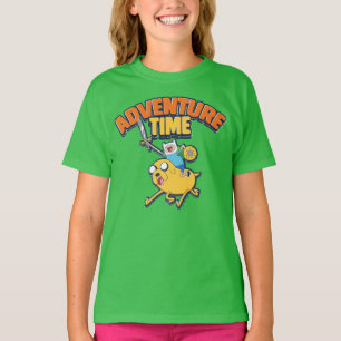 Adventure Time   Finn Riding Jake T-Shirt