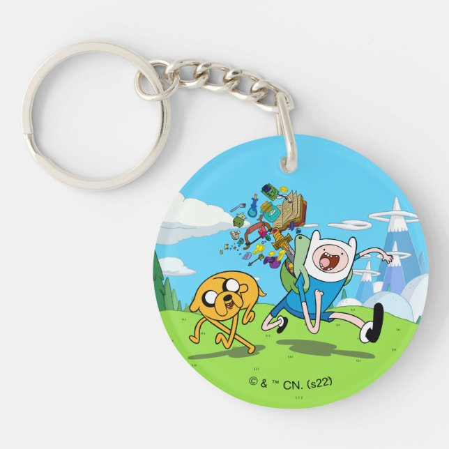 Adventure Time | Finn's Backpack Adventure Gear Keychain (Front)