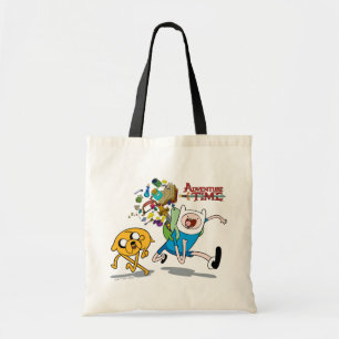 Adventure Time   Finn's Backpack Adventure Gear Tote Bag