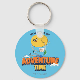 Adventure Time   Jake Floating With Finn Keychain