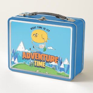 Adventure Time   Jake Floating With Finn Metal Lunch Box