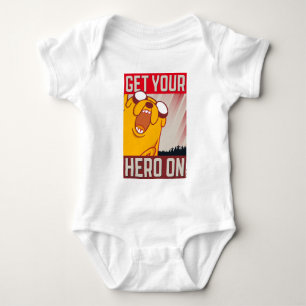 Adventure Time   Jake "Get Your Hero On" T-Shirt Baby Bodysuit