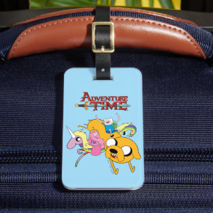 Adventure Time   Lady, Bubblegum, Finn, & Jake Luggage Tag