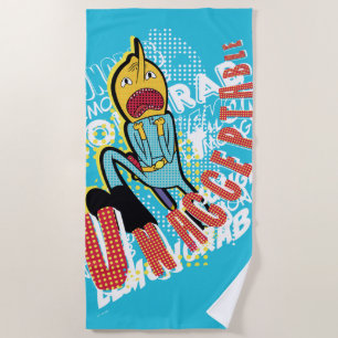 Adventure Time Lemon Grab "UNACCEPTABLE" Beach Towel
