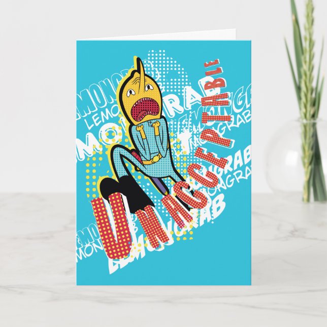 Adventure Time | Lemon Grab "UNACCEPTABLE" Card (Front)