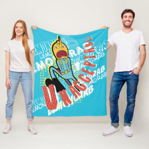 Adventure Time   Lemon Grab "UNACCEPTABLE" Fleece Blanket