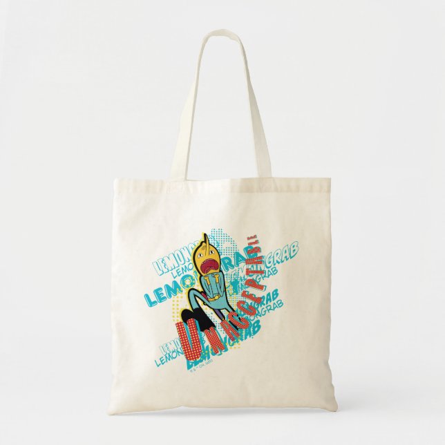 Adventure Time | Lemon Grab "UNACCEPTABLE" Tote Bag (Front)